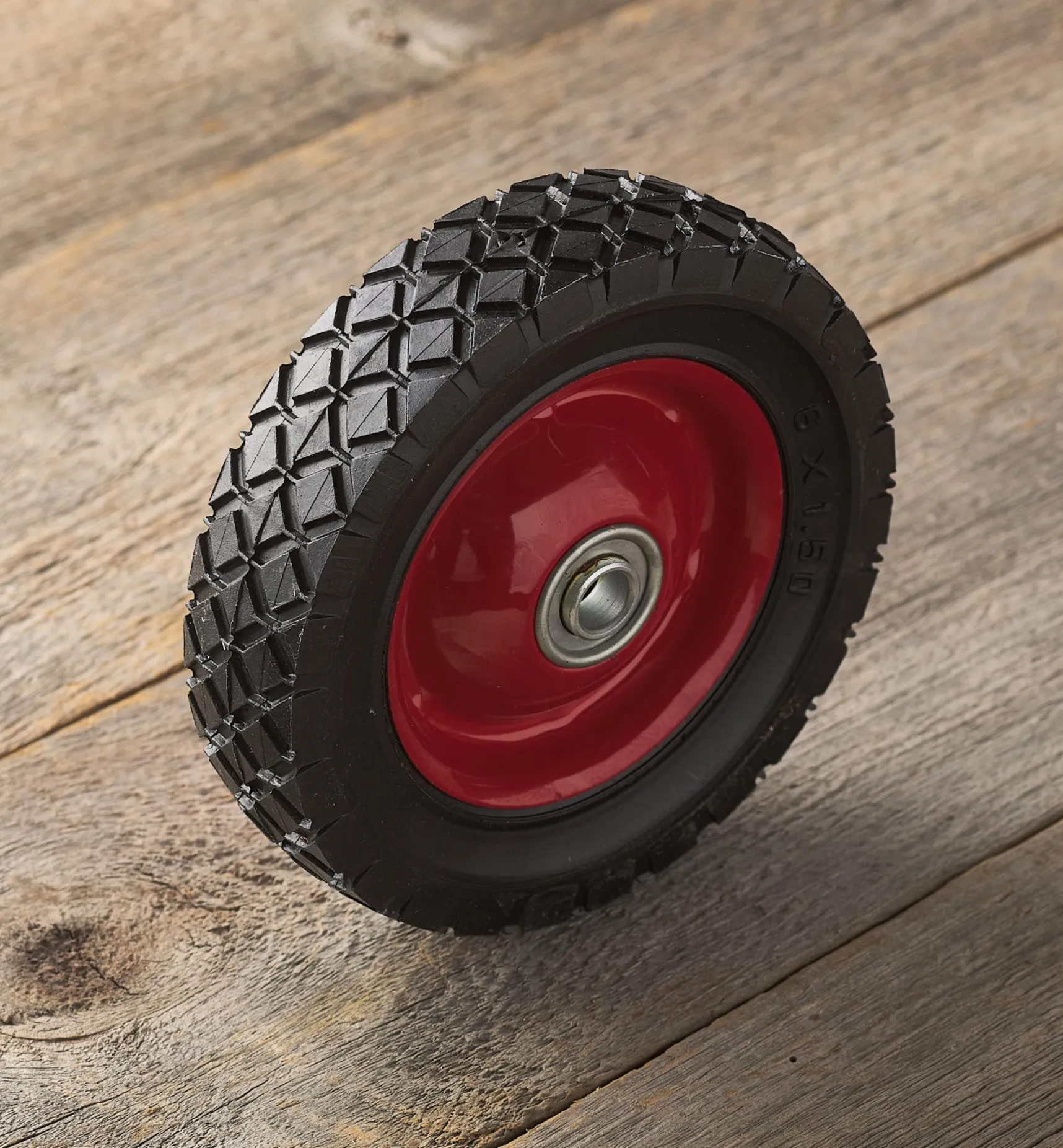 Best 6" × 1 1/2" Solid Rubber Wheel Garden Care