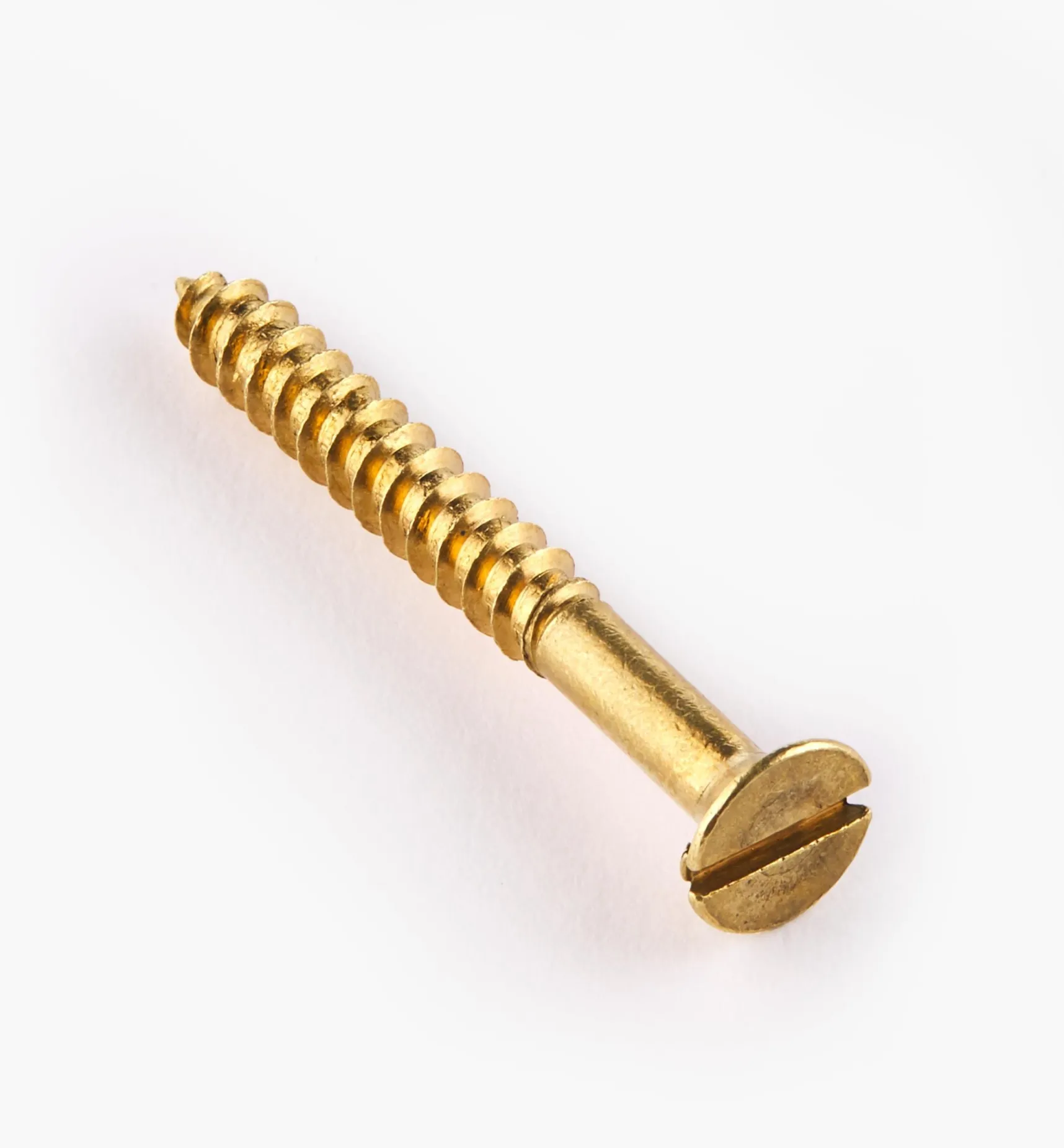 Online 1 1/4" #6 Flat-Head Brass Screws Screws