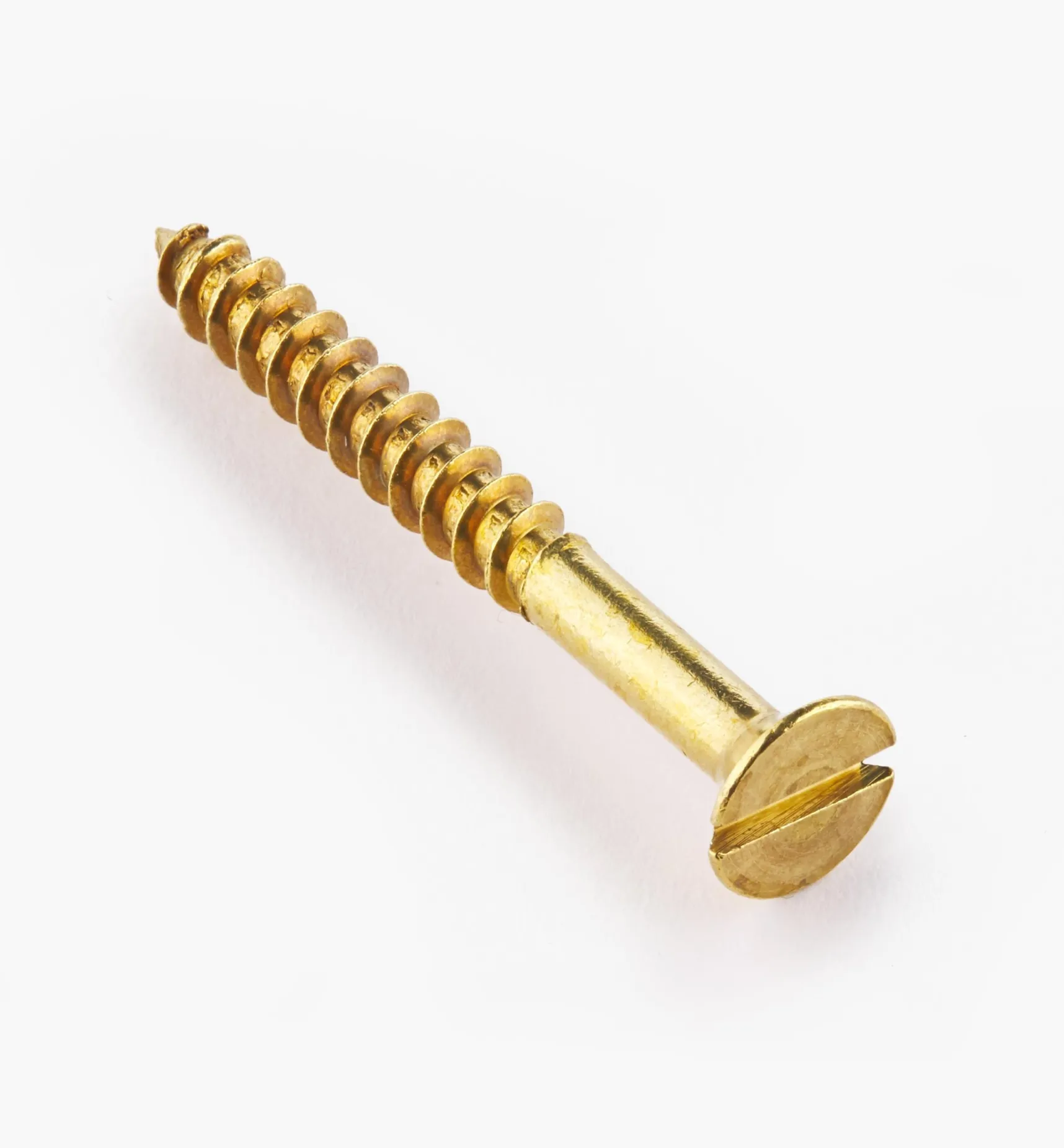 Best 1 3/4" #10 Flat-Head Brass Screws Screws