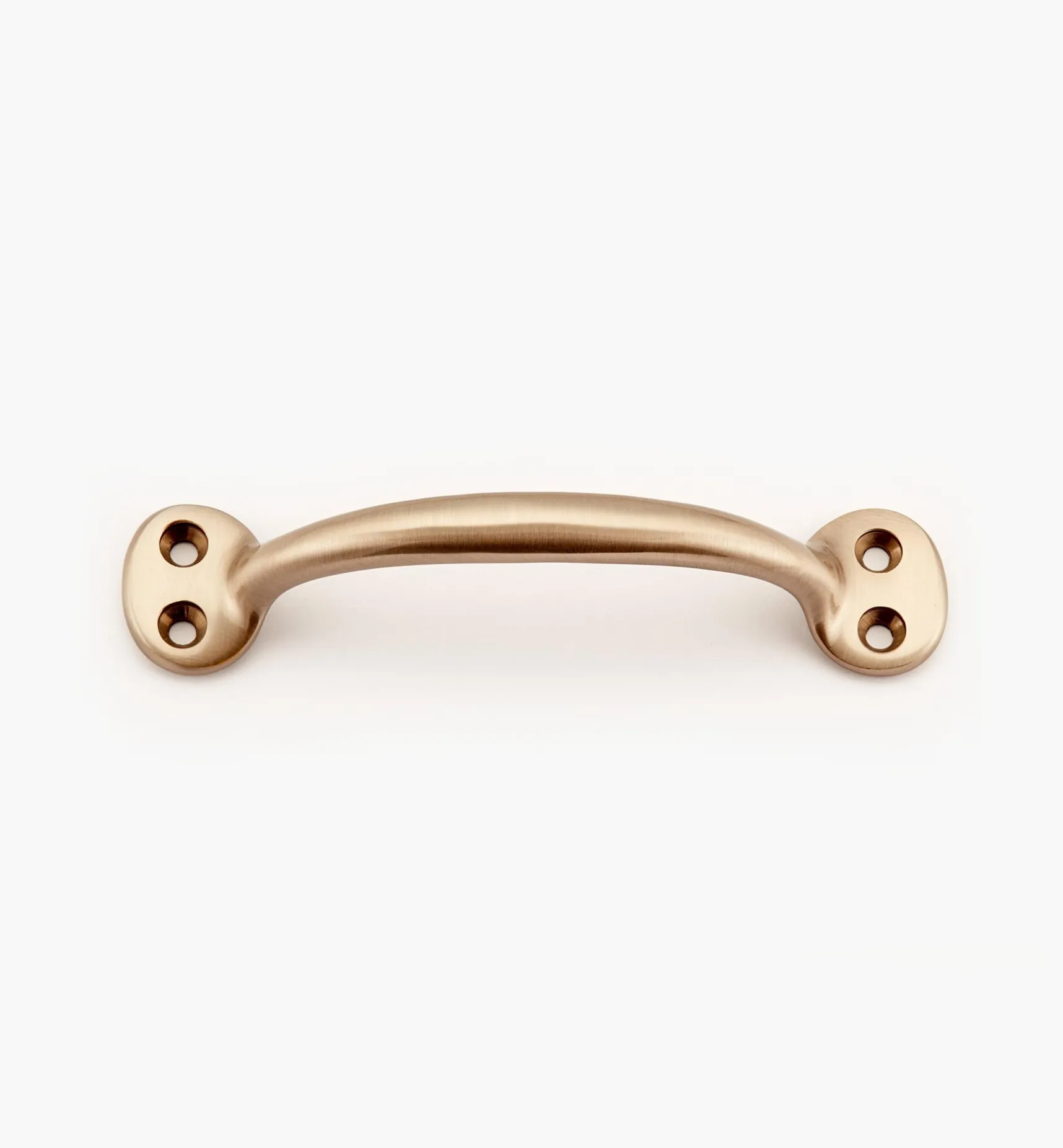 Discount 4 7/8" Cast Brass Oval-Post Utility Handle Handles