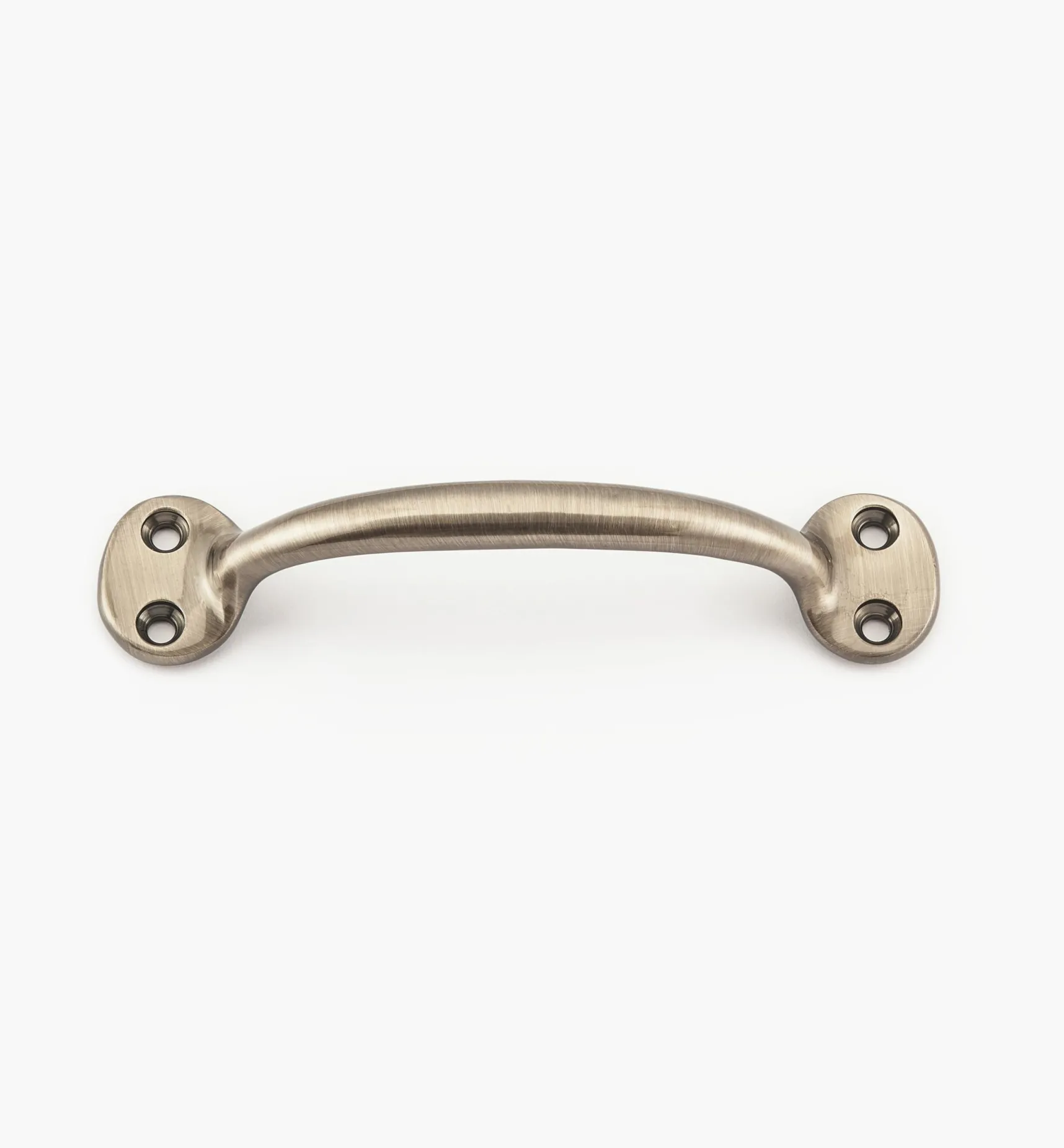 Discount 4 7/8" Cast Brass Oval-Post Utility Handle Handles
