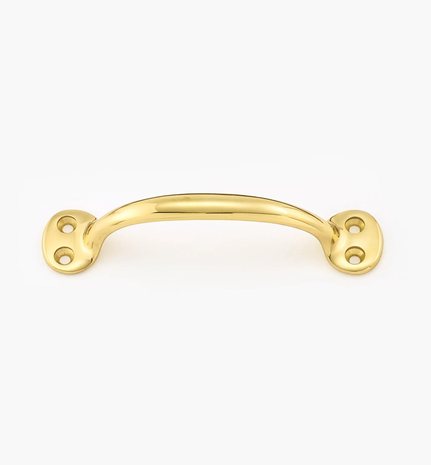Discount 4 7/8" Cast Brass Oval-Post Utility Handle Handles