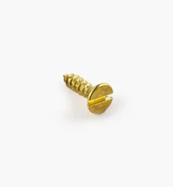 1/4" #1 Flat-Head Brass Screws Screws
