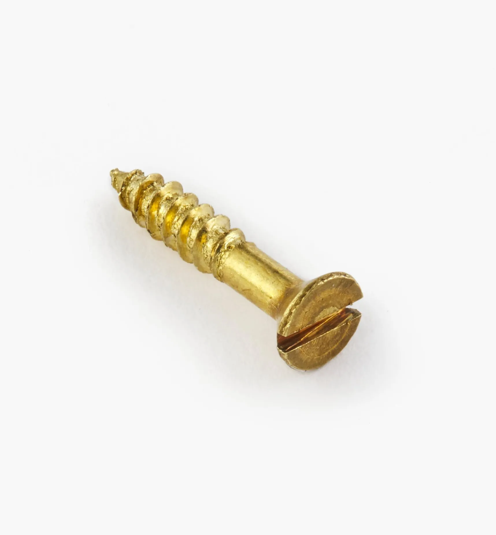 1/2" #2 Flat-Head Brass Screws Screws