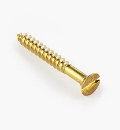 Discount 1" #5 Flat-Head Brass Screws Screws