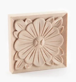 New 2 3/4" Hand-Carved Square Appliqué Project Supplies