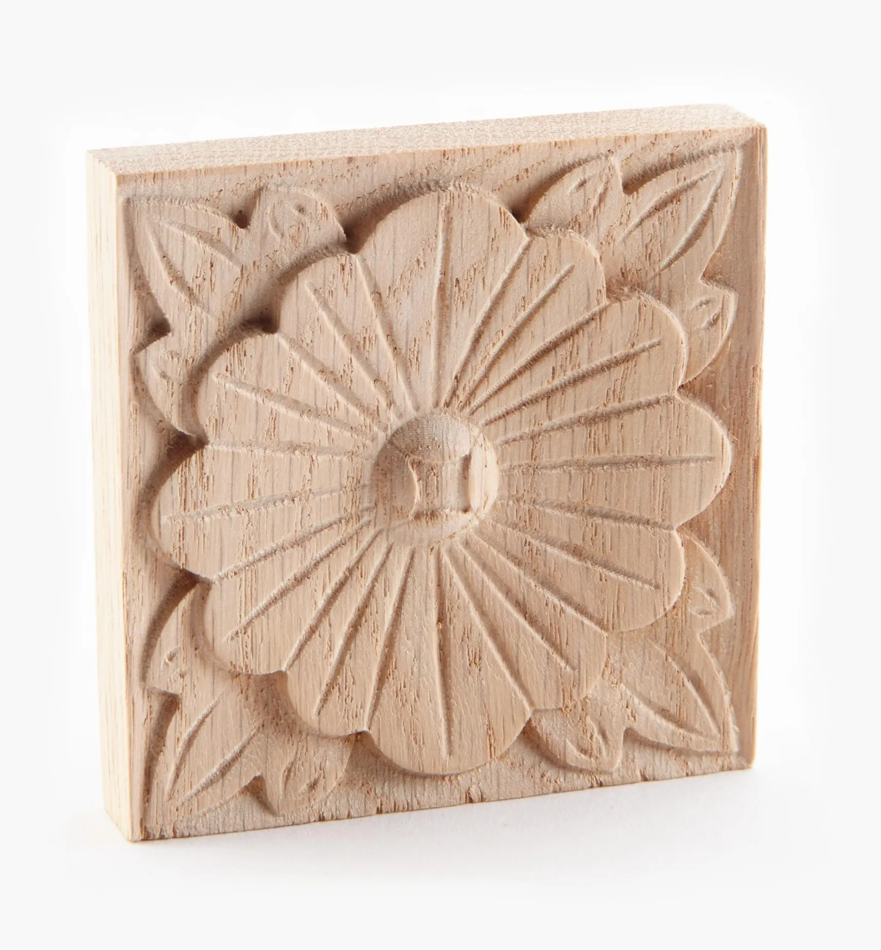 New 2 3/4" Hand-Carved Square Appliqué Project Supplies