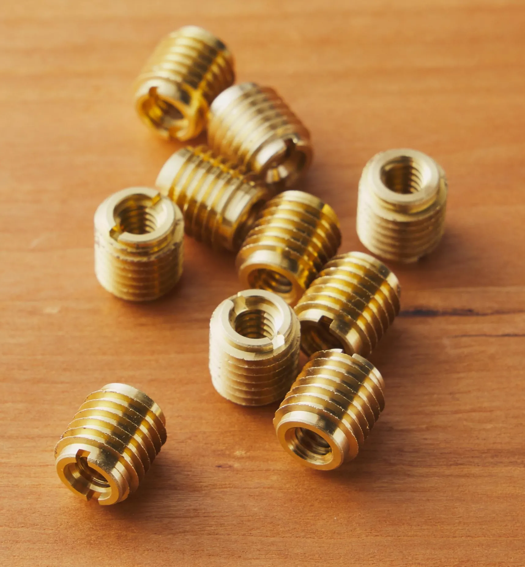 1/4-20 Brass Knife-Edge Insert Nuts Jig & Fixture Parts