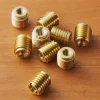 New 10-24 Brass Knife-Edge Insert Nuts Fasteners