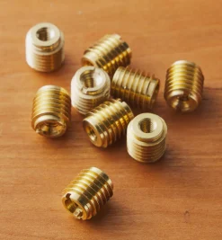 New 10-24 Brass Knife-Edge Insert Nuts Fasteners