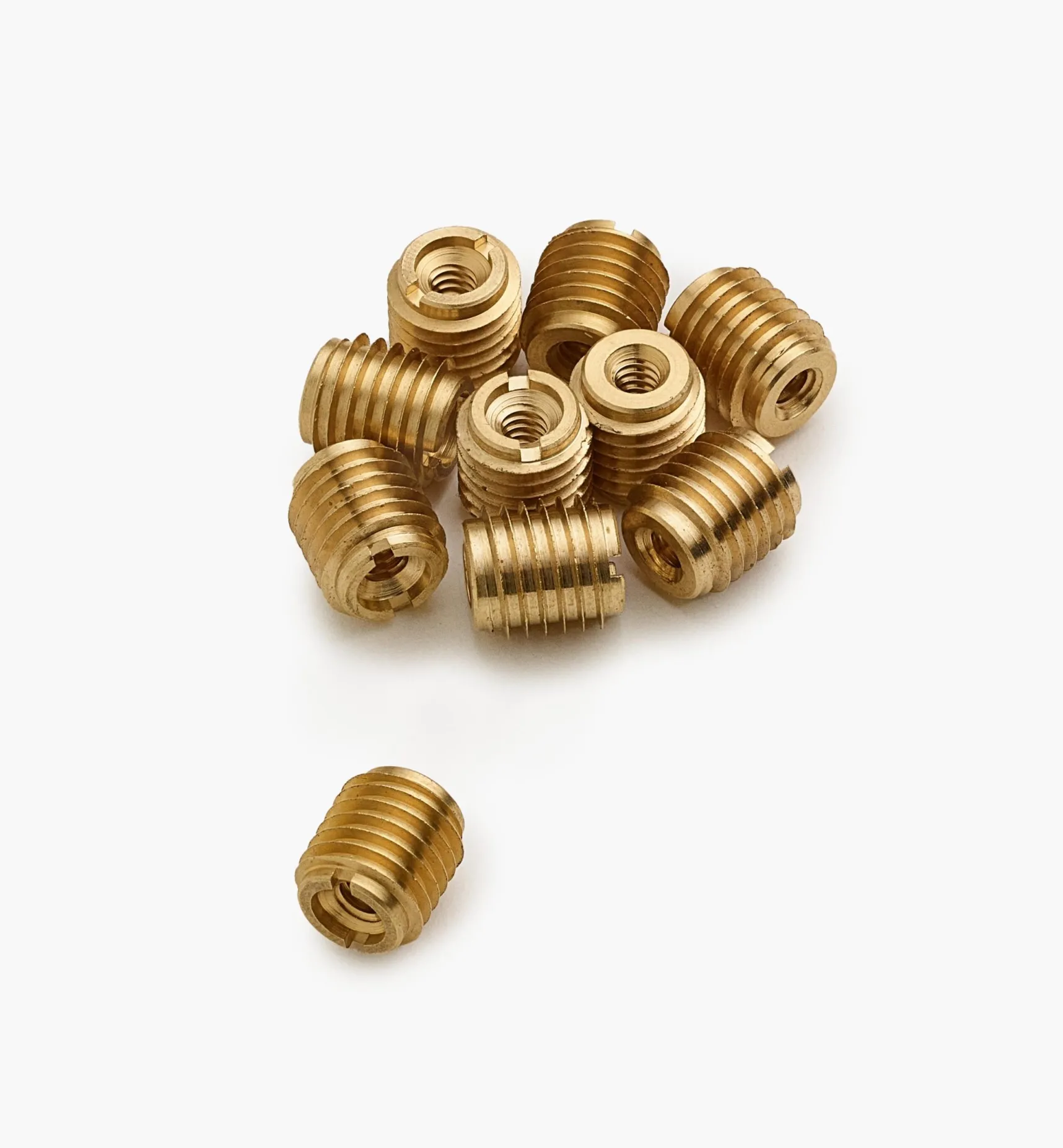 New 10-24 Brass Knife-Edge Insert Nuts Fasteners