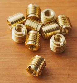 Online 5/16-18 Brass Knife-Edge Insert Nuts Fasteners
