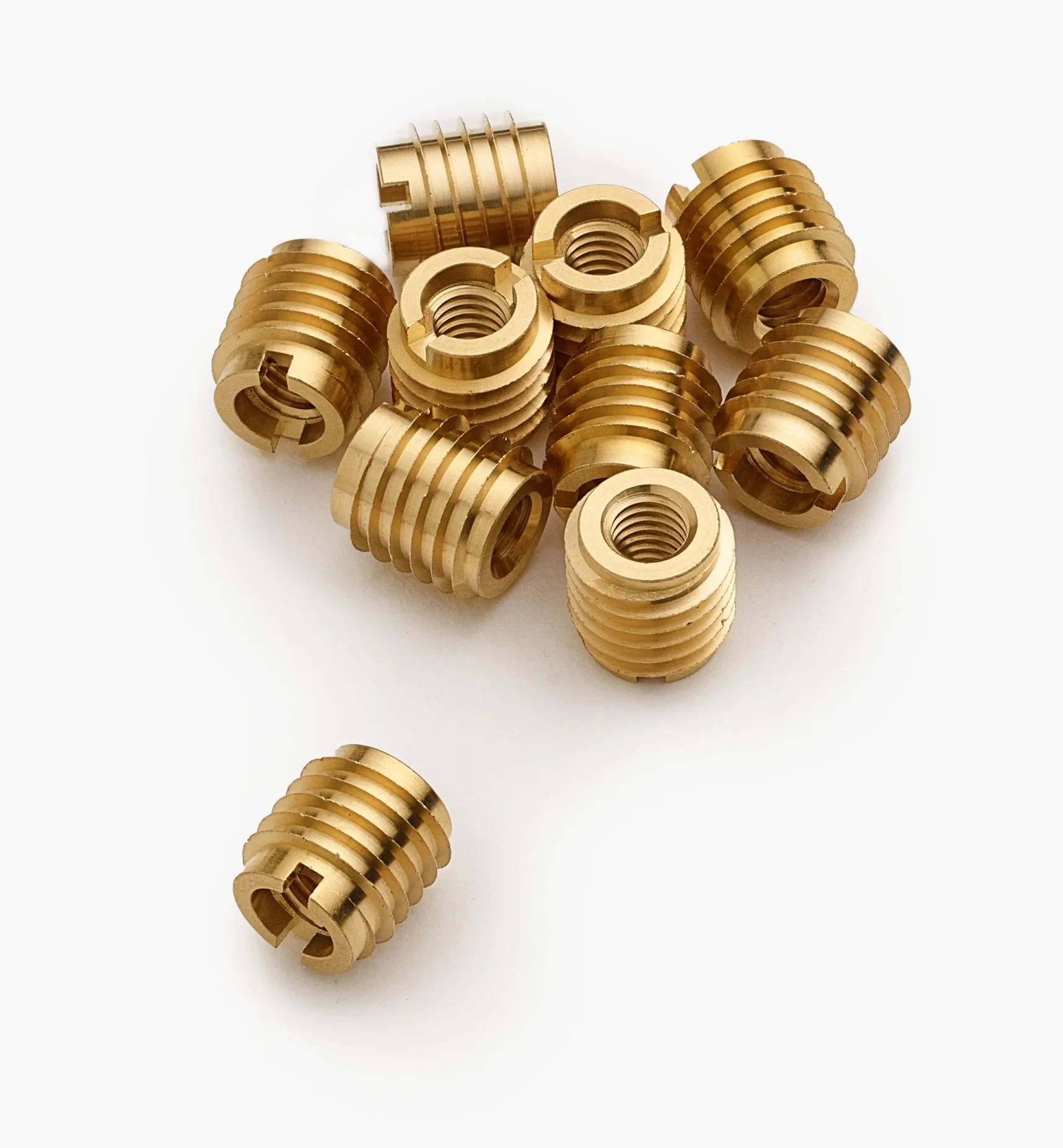 Online 5/16-18 Brass Knife-Edge Insert Nuts Fasteners