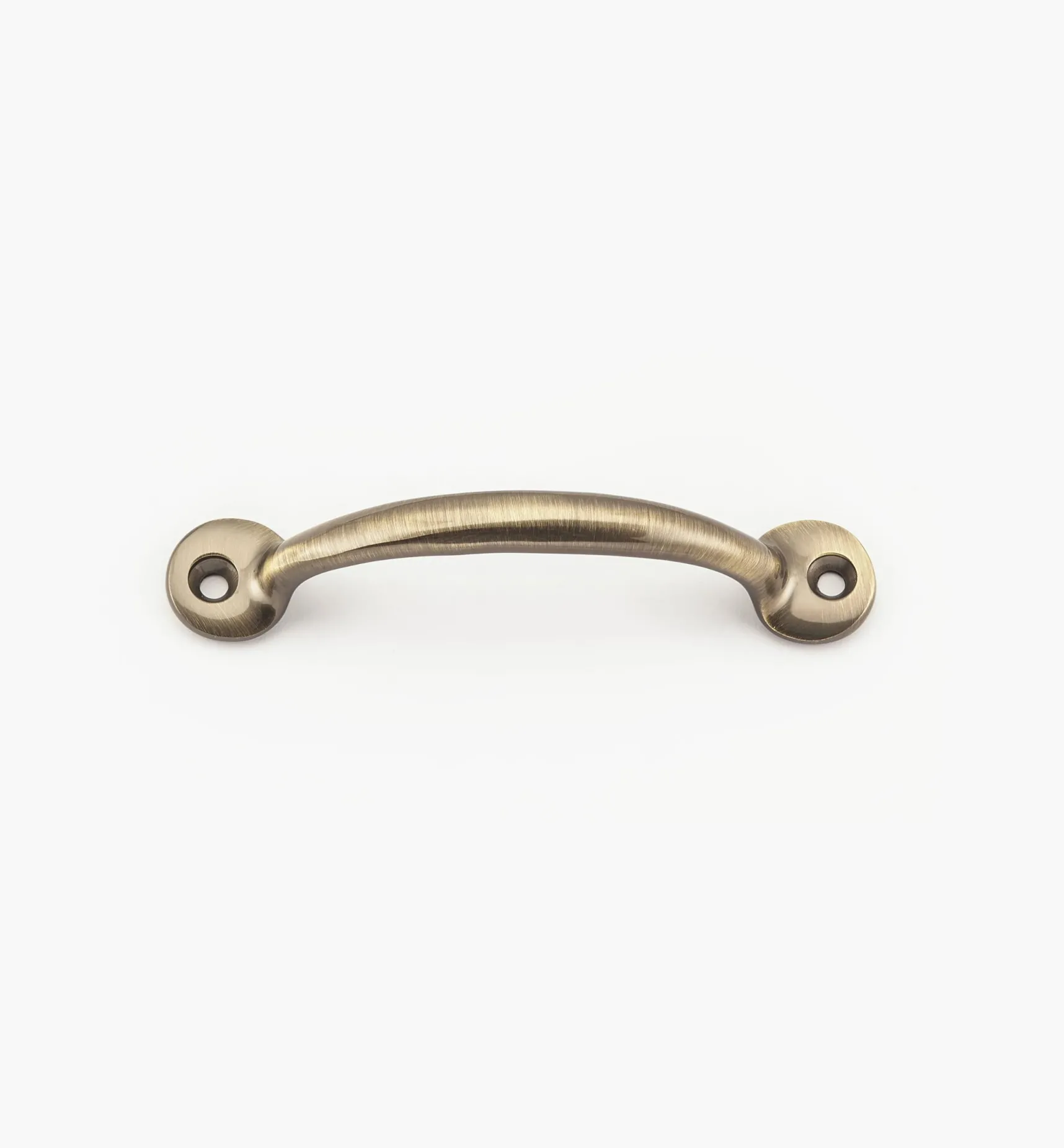 New 4" Cast Brass Oval-Post Utility Handle Handles