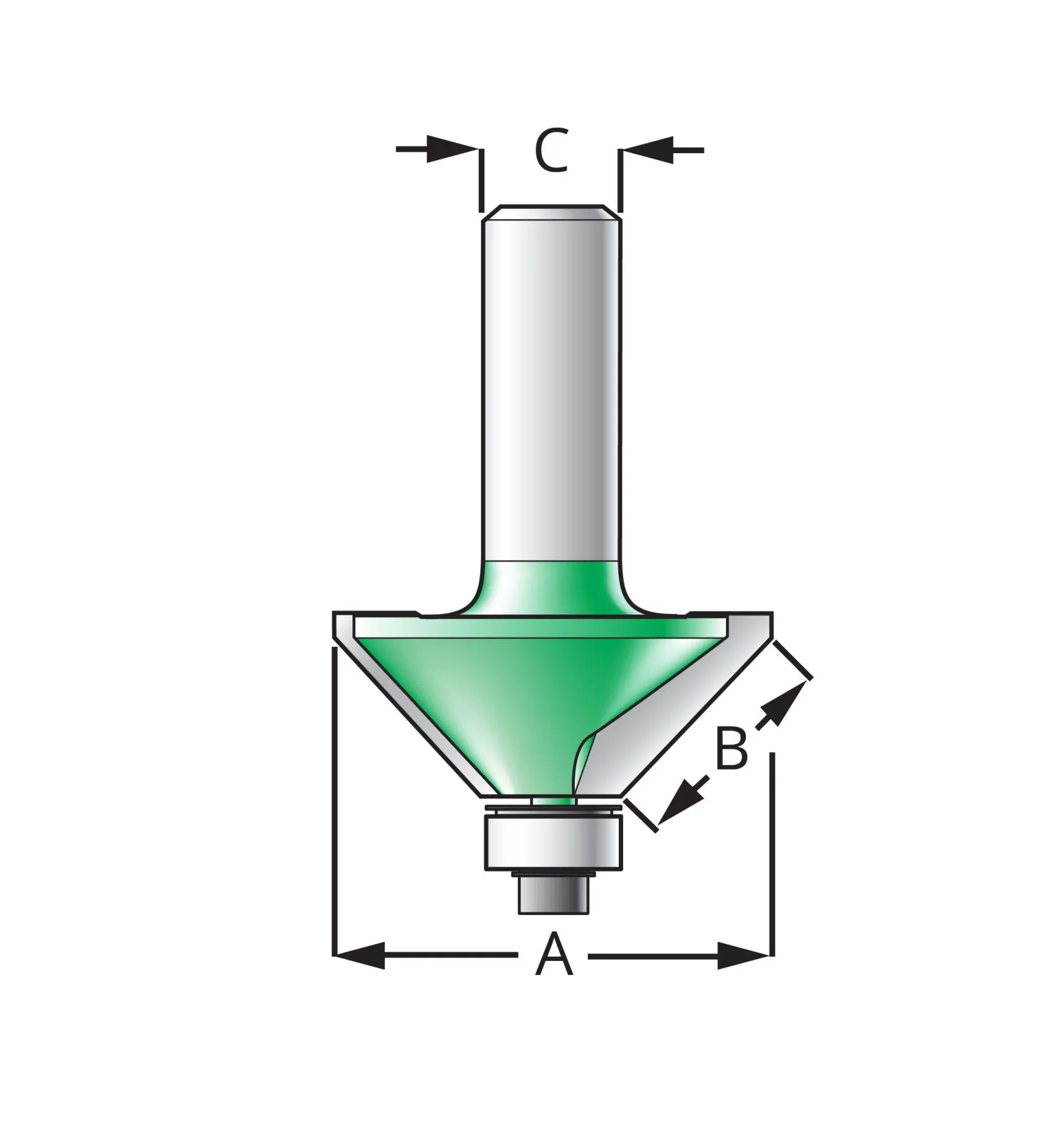 New 45° Chamfer Bits Routing