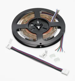 New 8' Color-Controlled RGB+W LED Tape Light Set, 30+30 LEDs/m Lighting