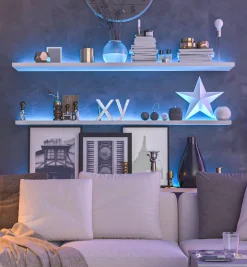 8' Color-Controlled RGB+W LED Tape Light Set, 60+60 LEDs/m Lighting