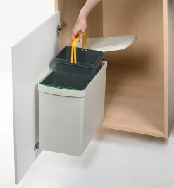 New 15 Litre Door-Mount Dual Waste Container Composting|Composting