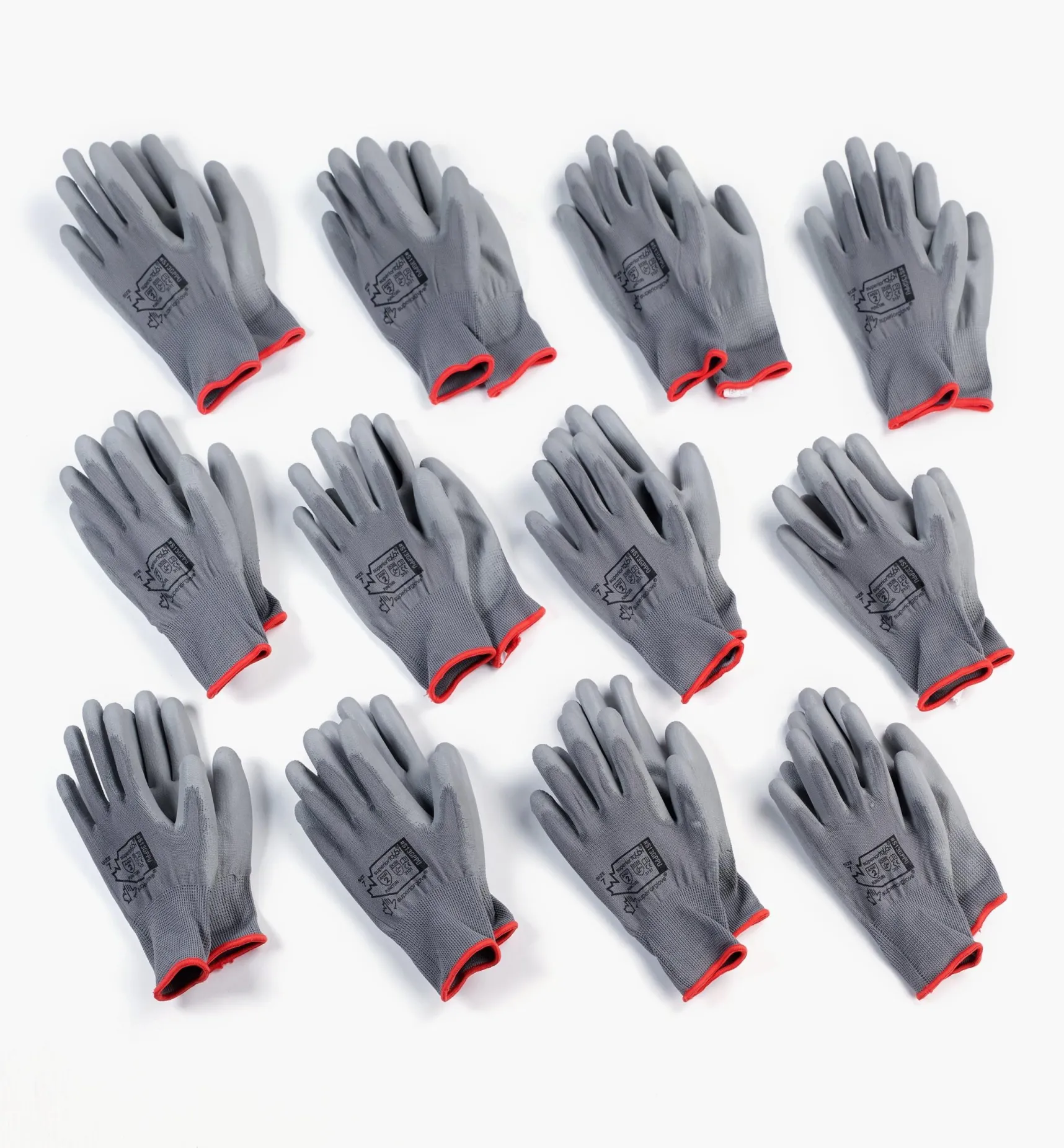 New 12 Pairs Of Lightweight Work Gloves Gloves