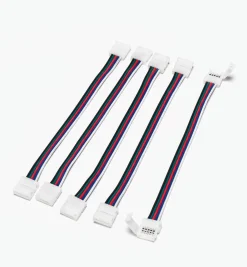 6" Wire-Lead Connectors For RGB+W LED Tape Lights Lighting