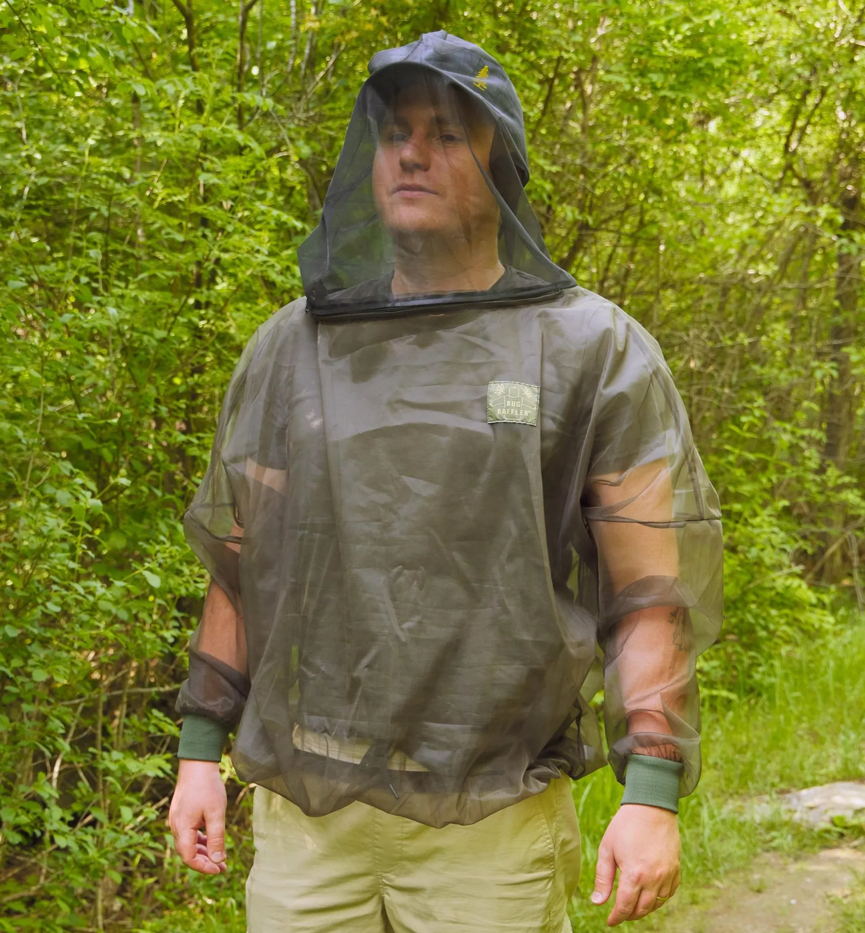 Outlet Adult Hooded Bug-Protection Shirt Clothing