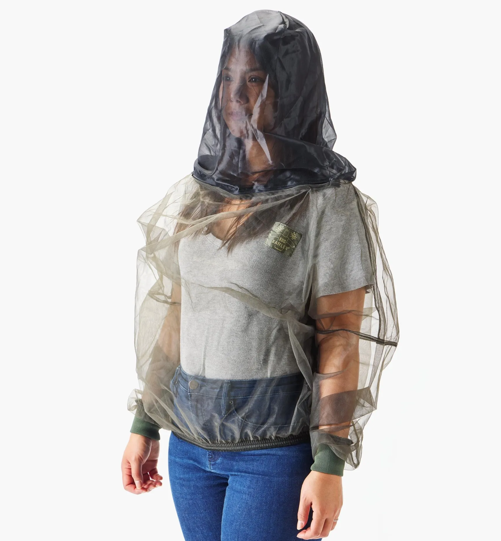 Outlet Adult Hooded Bug-Protection Shirt Clothing
