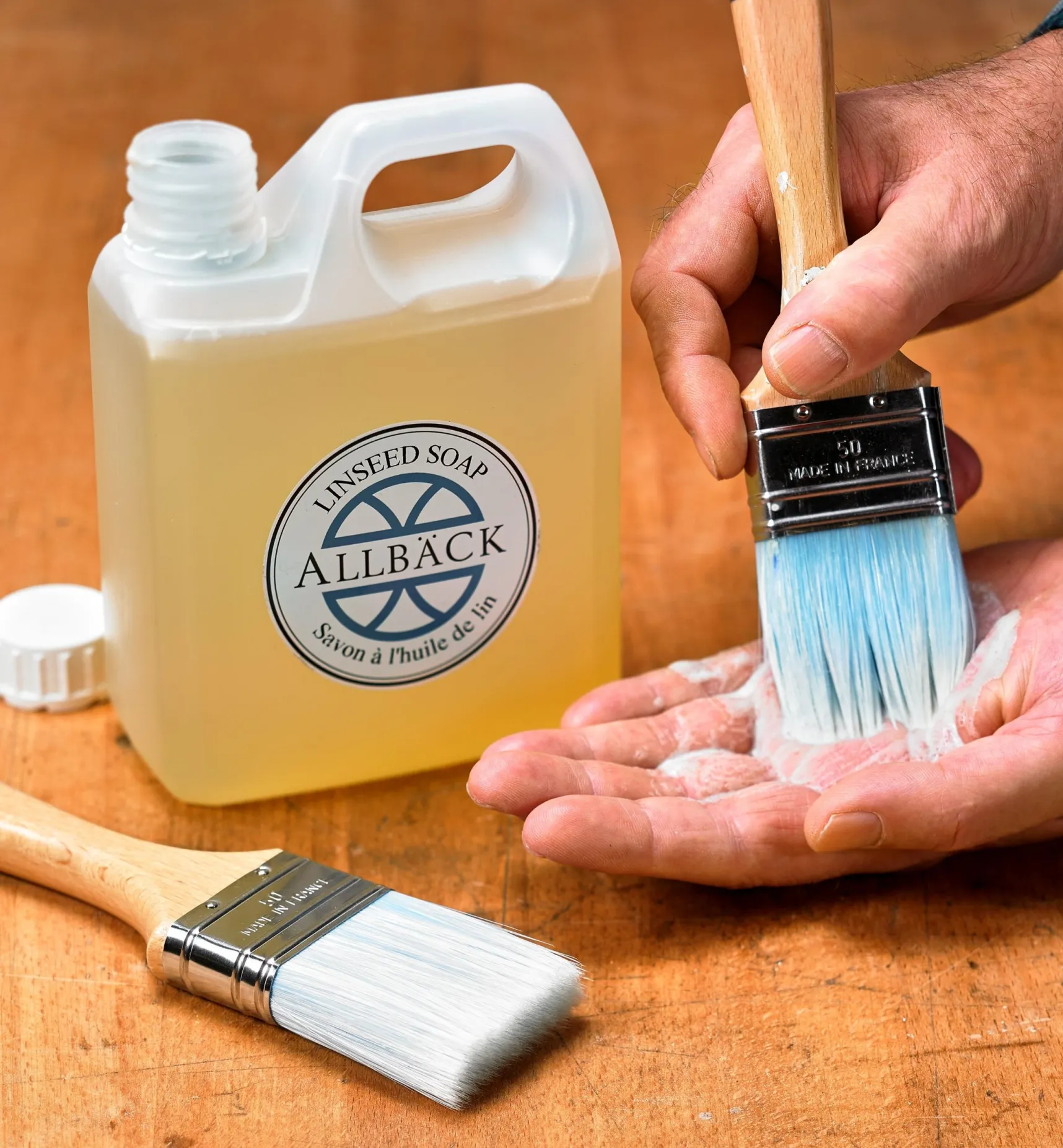 New Allbäck Linseed Oil Soap Cleaning