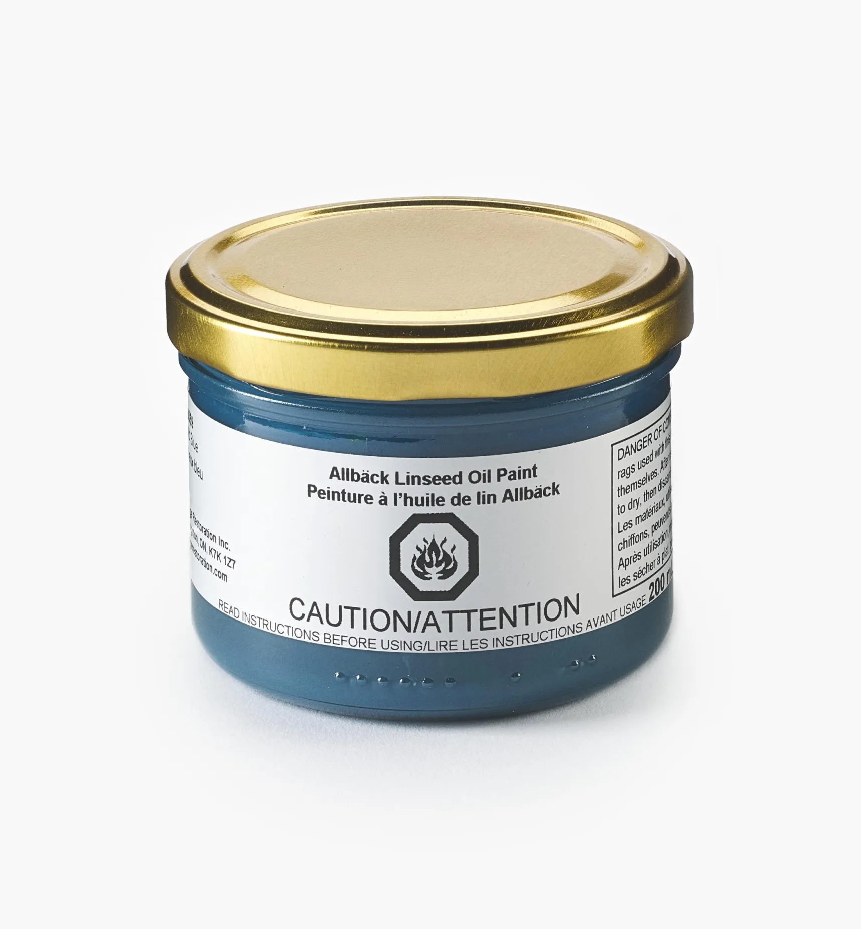 Online Allbäck Old Blue Linseed Oil Paint Supplies