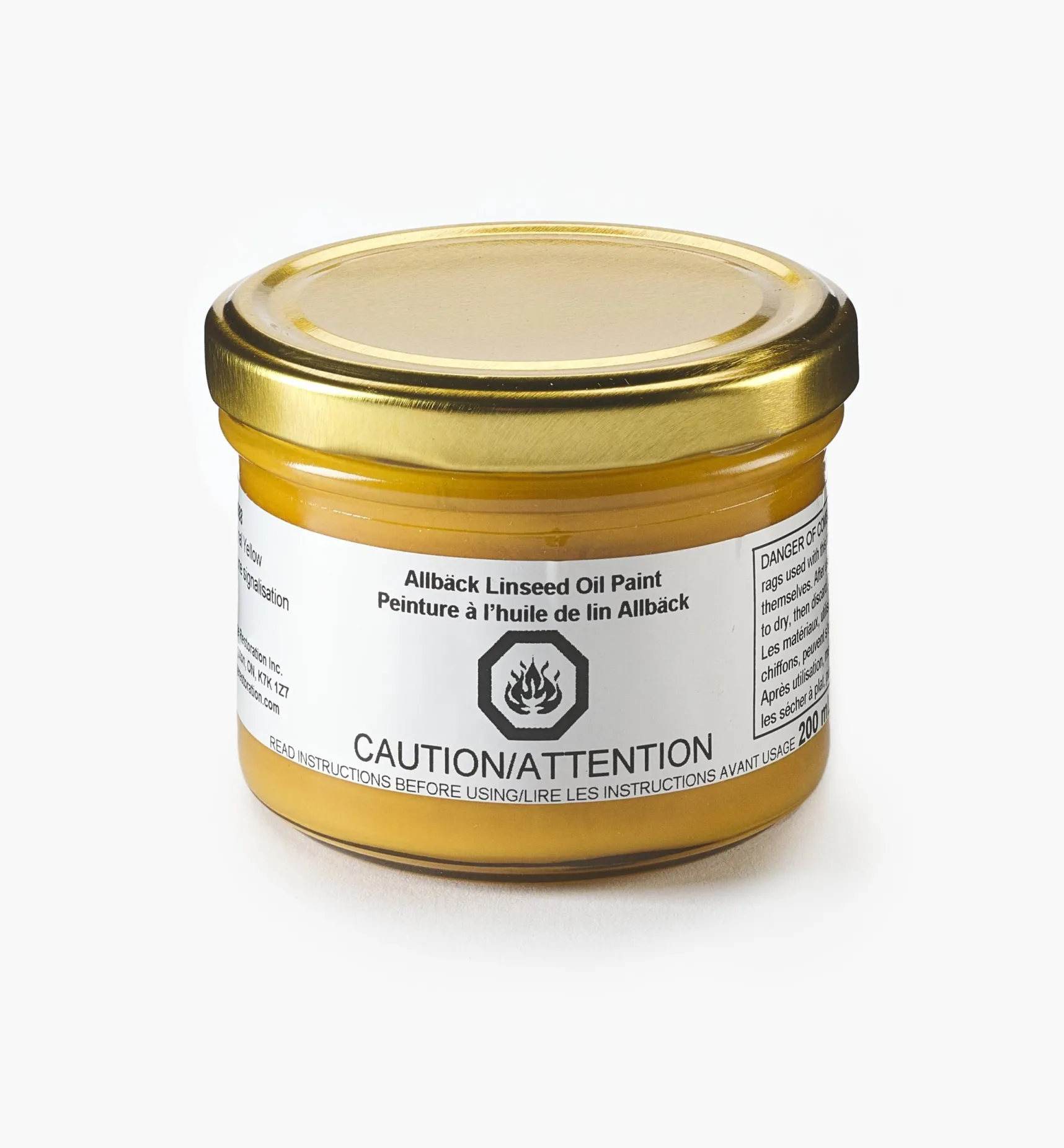 Best Allbäck Signal Yellow Linseed Oil Paint Supplies