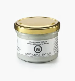 Allbäck Silver Gray Linseed Oil Paint Supplies