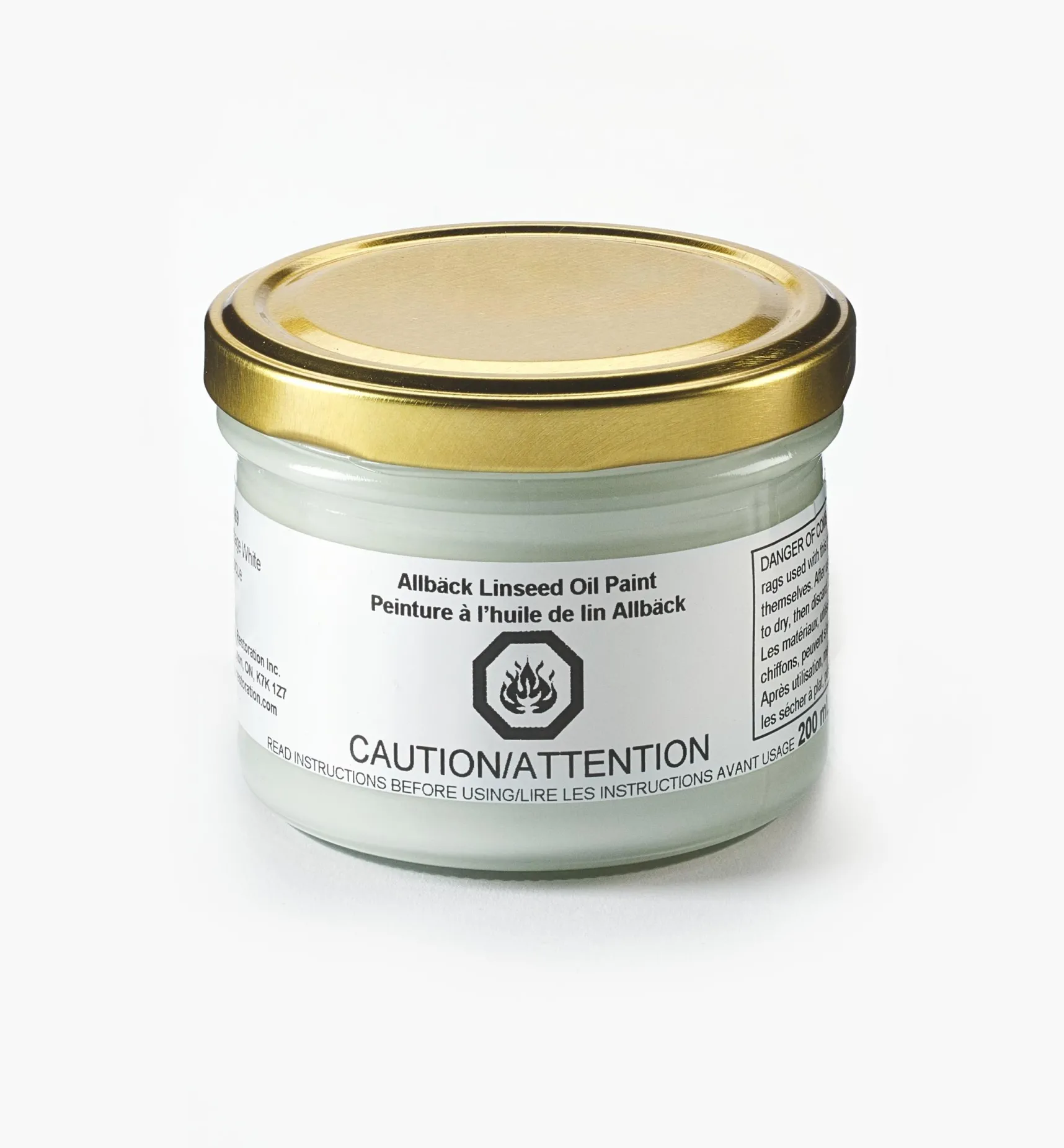 Online Allbäck White Linseed Oil Paint Supplies