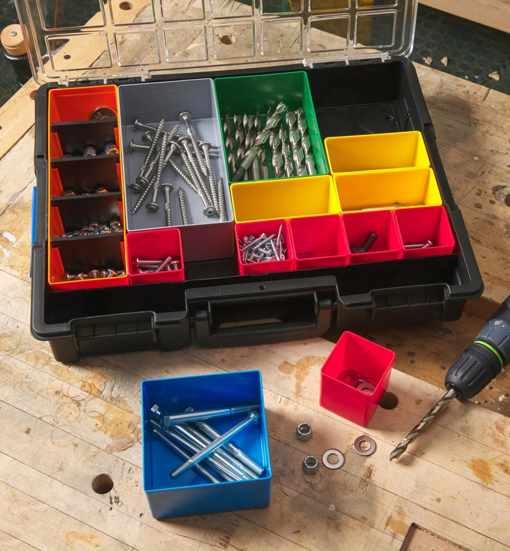 Best Allit Pro 18-Compartment Modular Storage Case Storage Organization