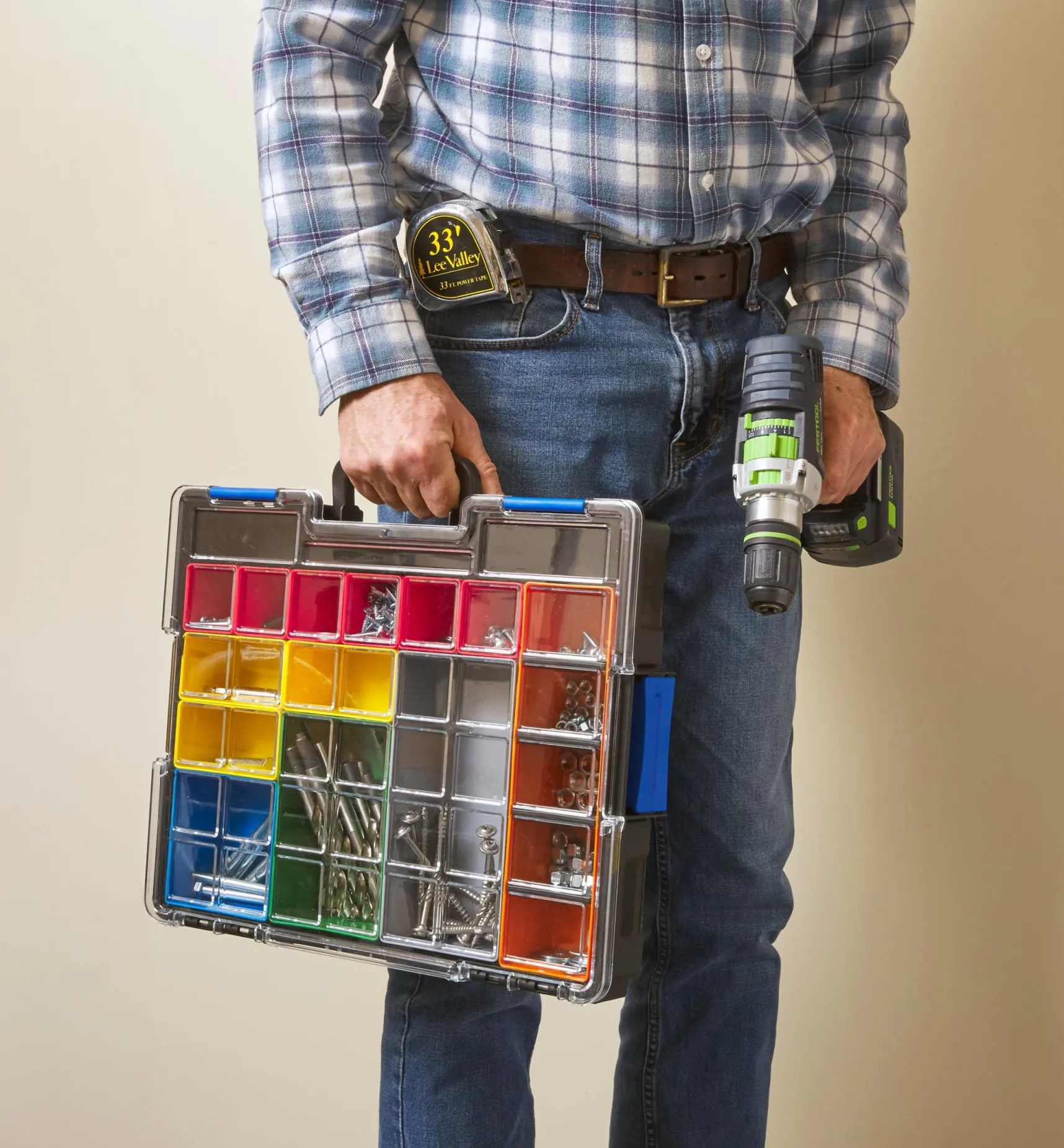 Best Allit Pro 18-Compartment Modular Storage Case Storage Organization