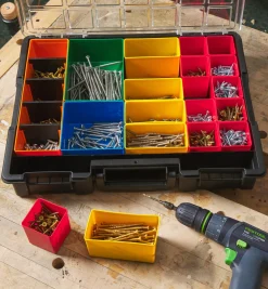 Clearance Allit Pro 23-Compartment Modular Storage Case Storage Organization