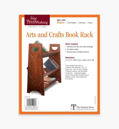 Clearance Arts And Crafts Book Rack Plan Plans