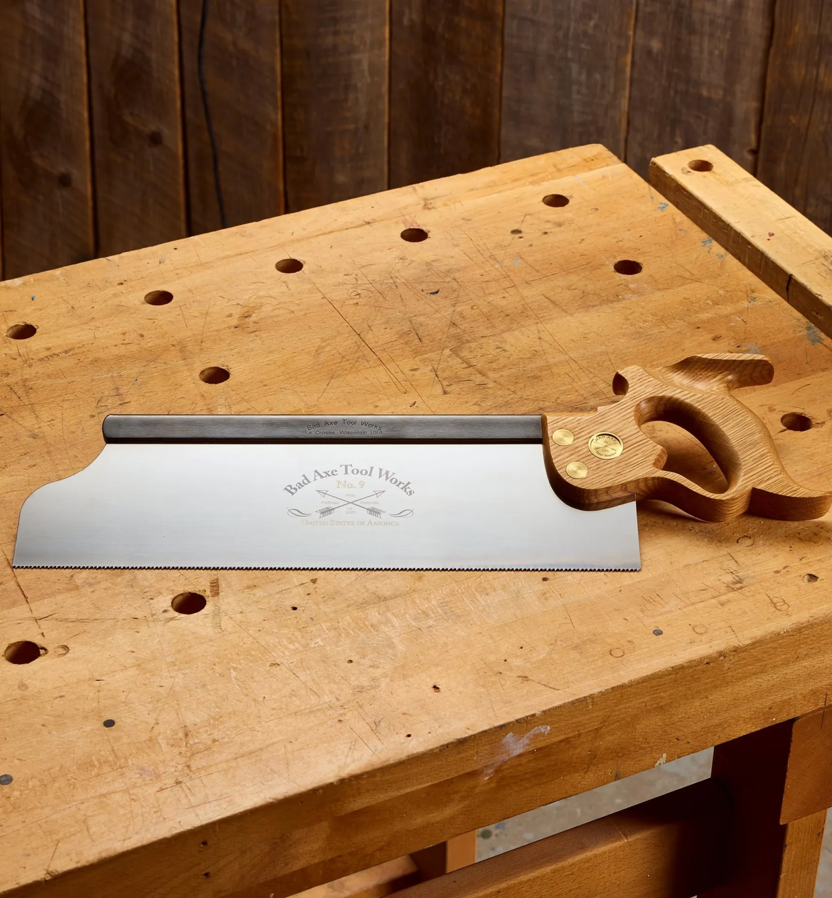 New Bad Axe Right-Hand No. 9 Precision Tenon Saw Saws