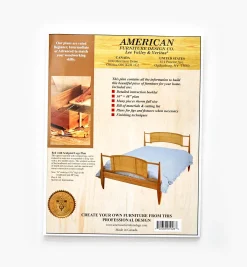 Online Bed With Sculpted Legs Plan Plans