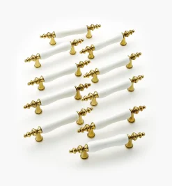 Discount Belwith Ceramic Finial-Tipped Pull Handles