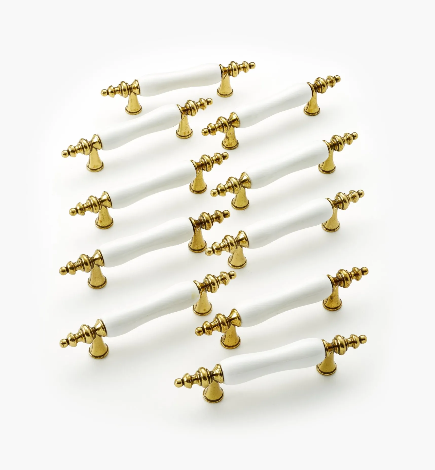 Discount Belwith Ceramic Finial-Tipped Pull Handles