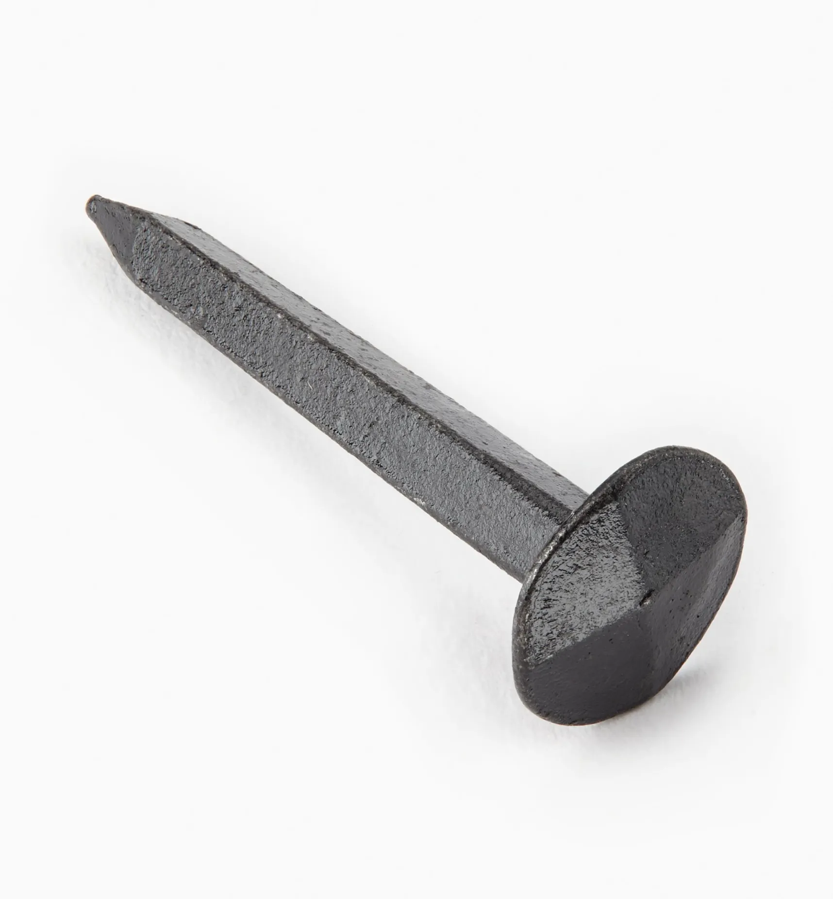 Clearance Black Steel Diamond-Head Forged Nails From Clouterie Rivierre Fasteners