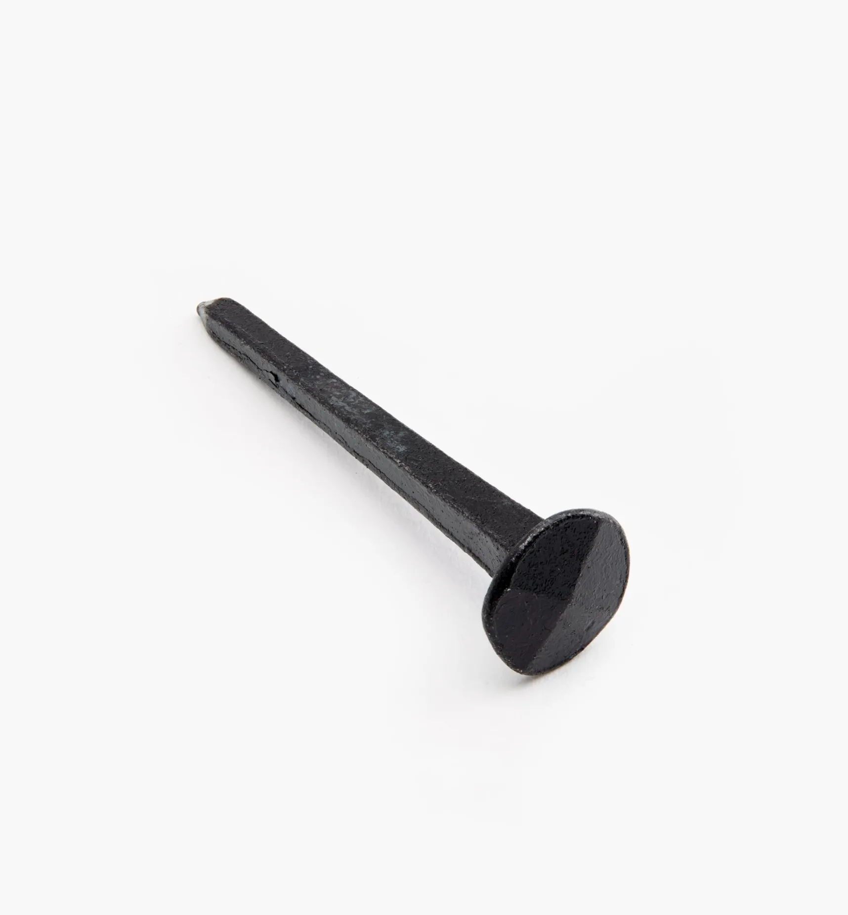 Clearance Black Steel Diamond-Head Forged Nails From Clouterie Rivierre Fasteners