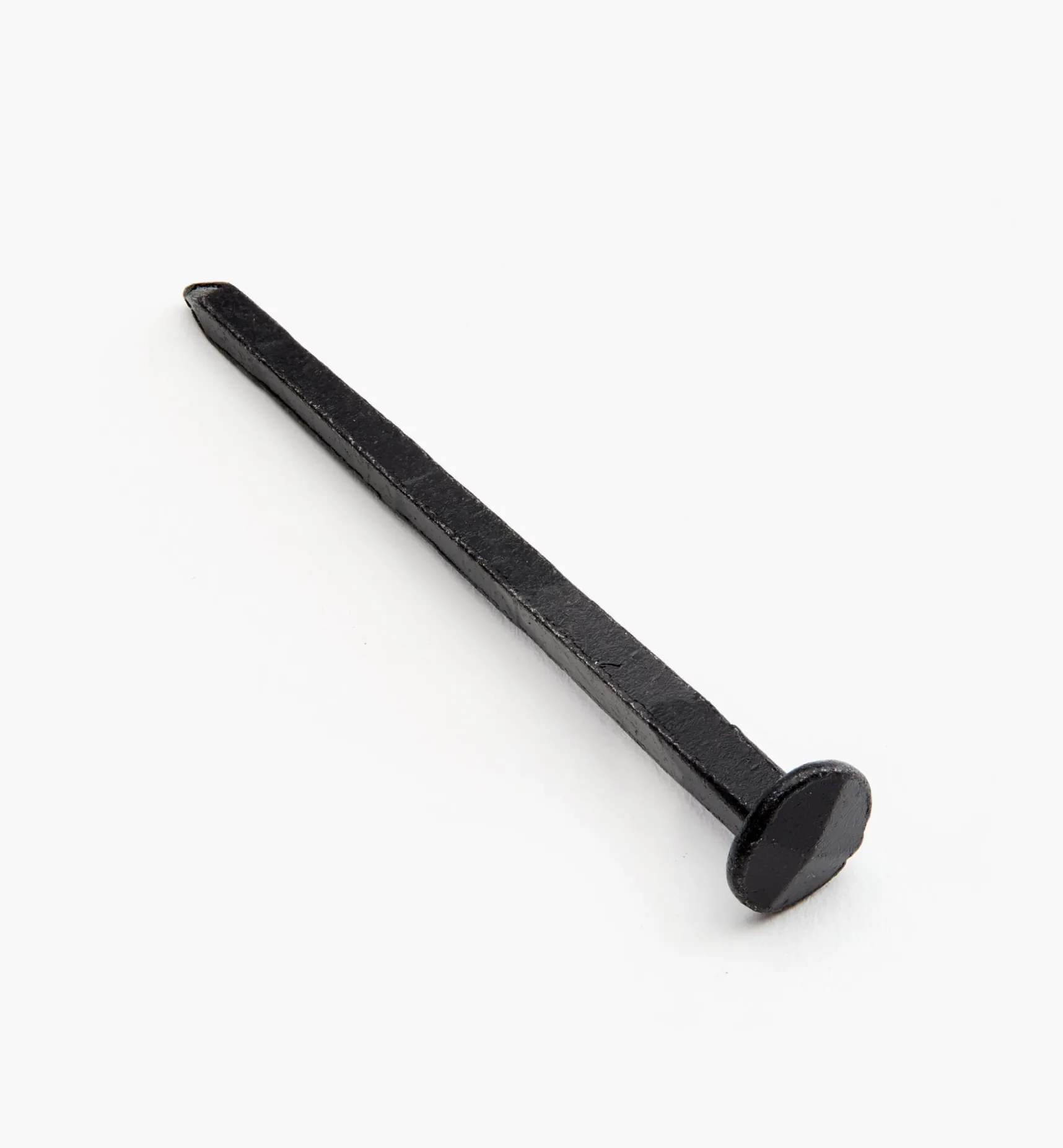 Clearance Black Steel Diamond-Head Forged Nails From Clouterie Rivierre Fasteners
