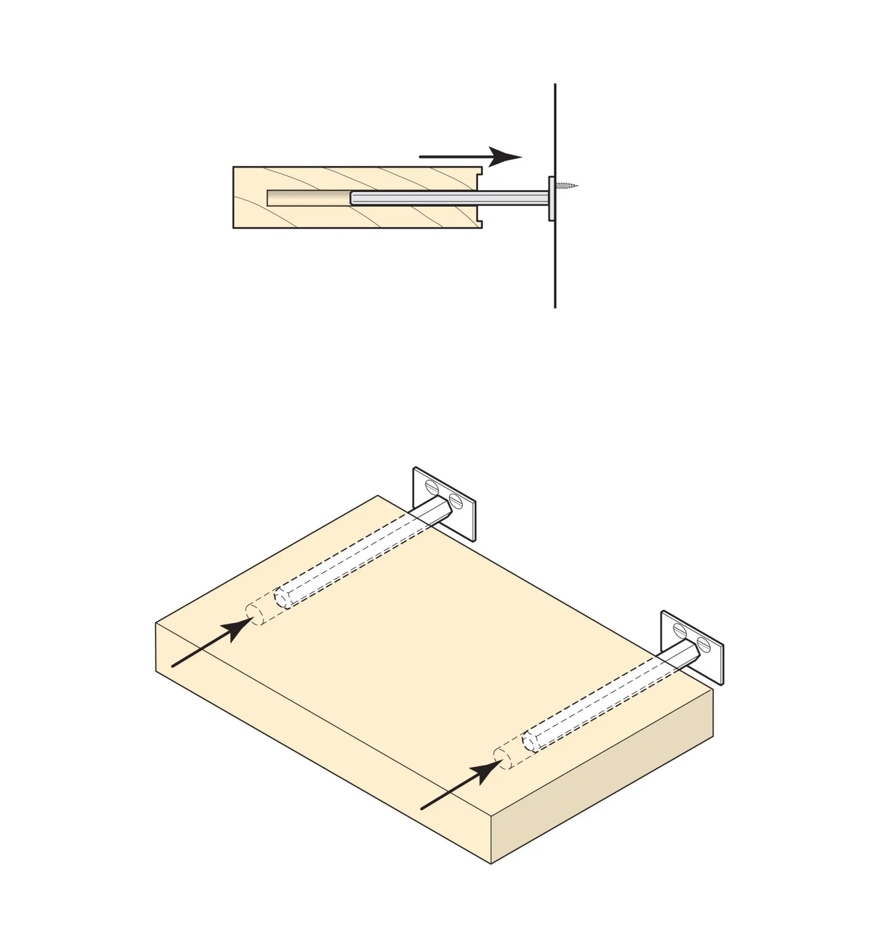 Sale Blind Shelf Supports Storage Organization