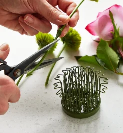 Clearance Blue Ribbon Flower Holder Indoor Gardening