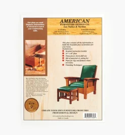 Clearance Bow Arm Morris Chair & Footstool Plan Plans