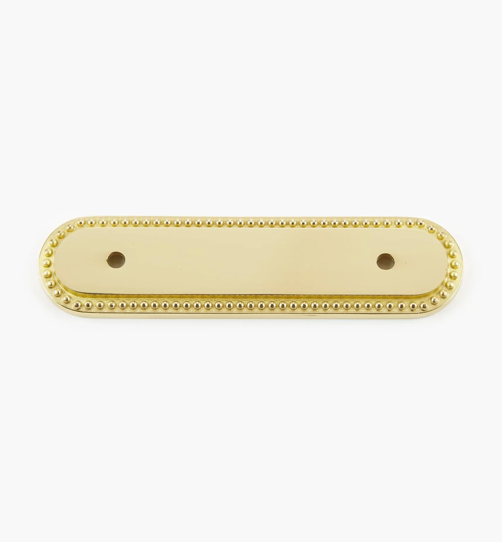 New Brass Pearl-Edge Handle Escutcheon Escutcheons