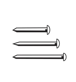 Brass-Plated Escutcheon Pins Fasteners
