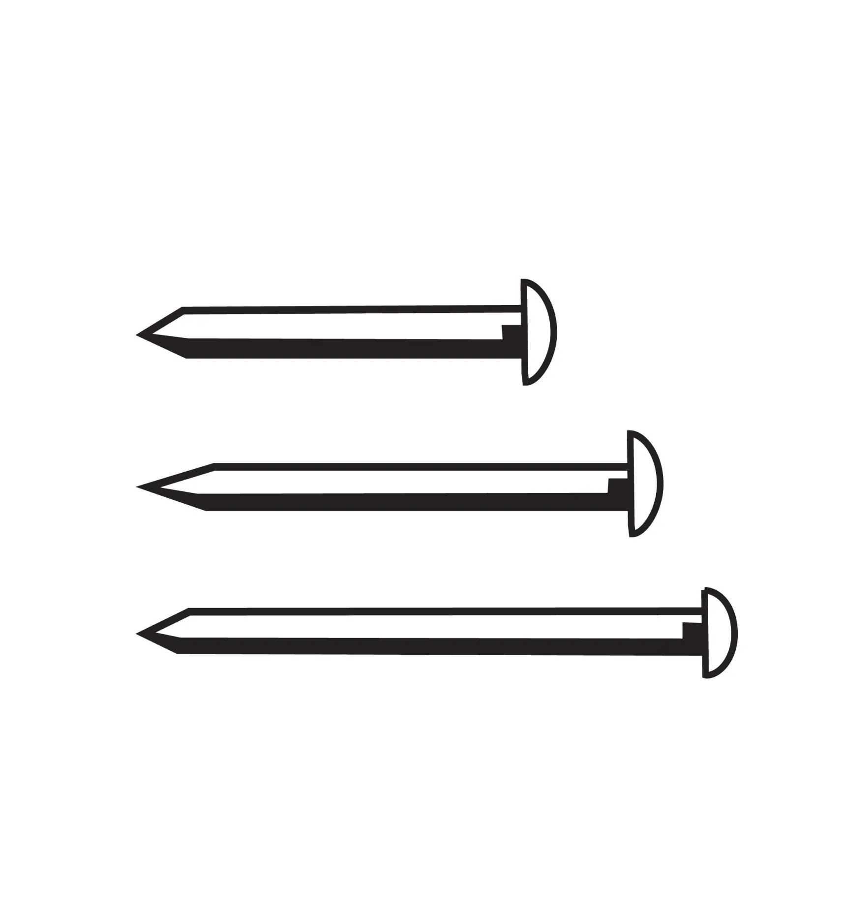 Brass-Plated Escutcheon Pins Fasteners