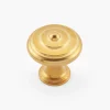 Outlet Brusso Brass Concentric Ring Knob Knobs