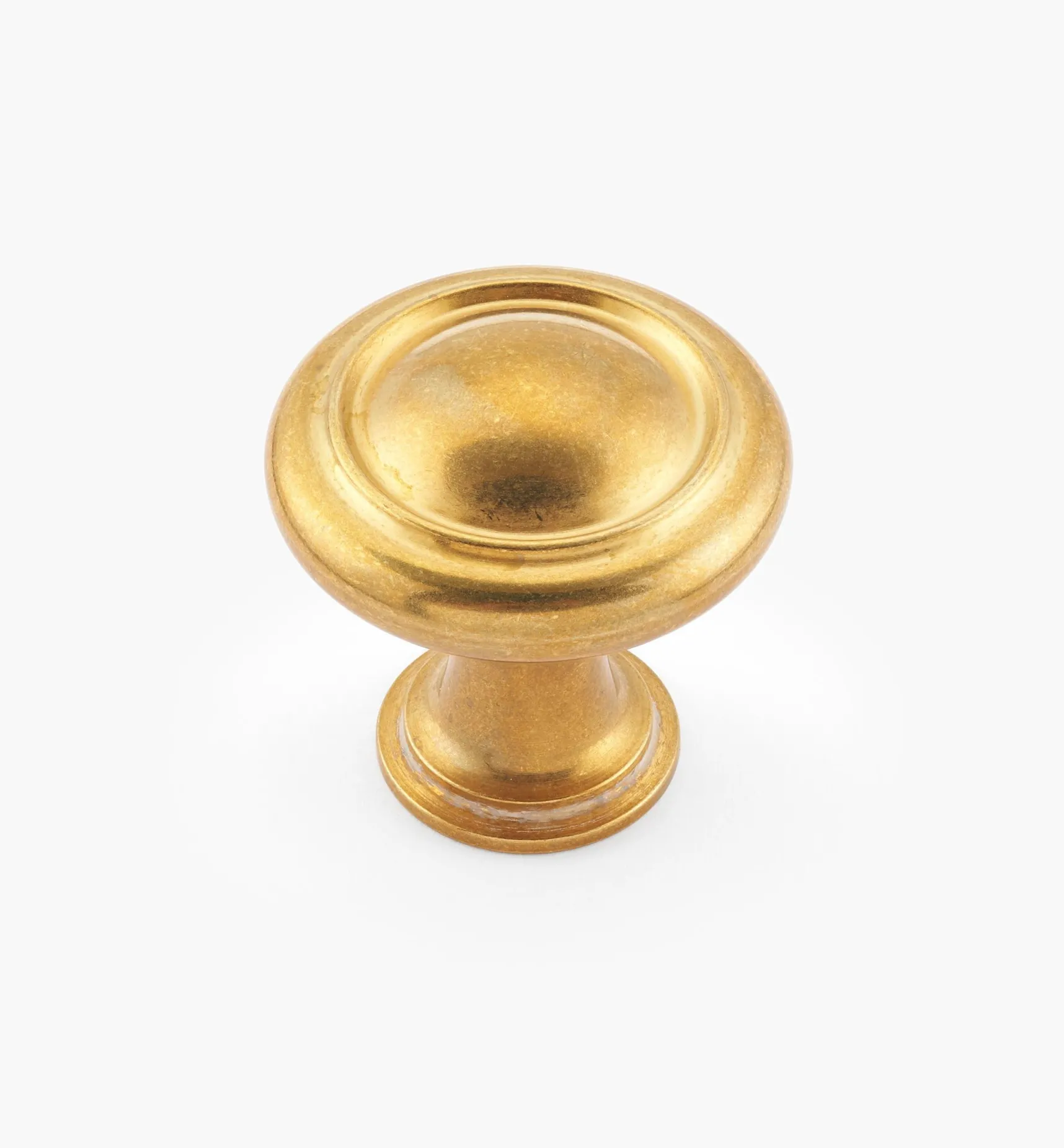 Clearance Brusso Brass Ringed Knob Knobs